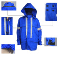 Customized Twill Cotton Winter Work Safety Anti Static Fire Retardant Coat